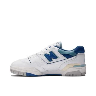 New Balance 550 复古 舒适 百搭 减震透气 防滑耐磨 潮流 运动休闲鞋 白色/深蓝色